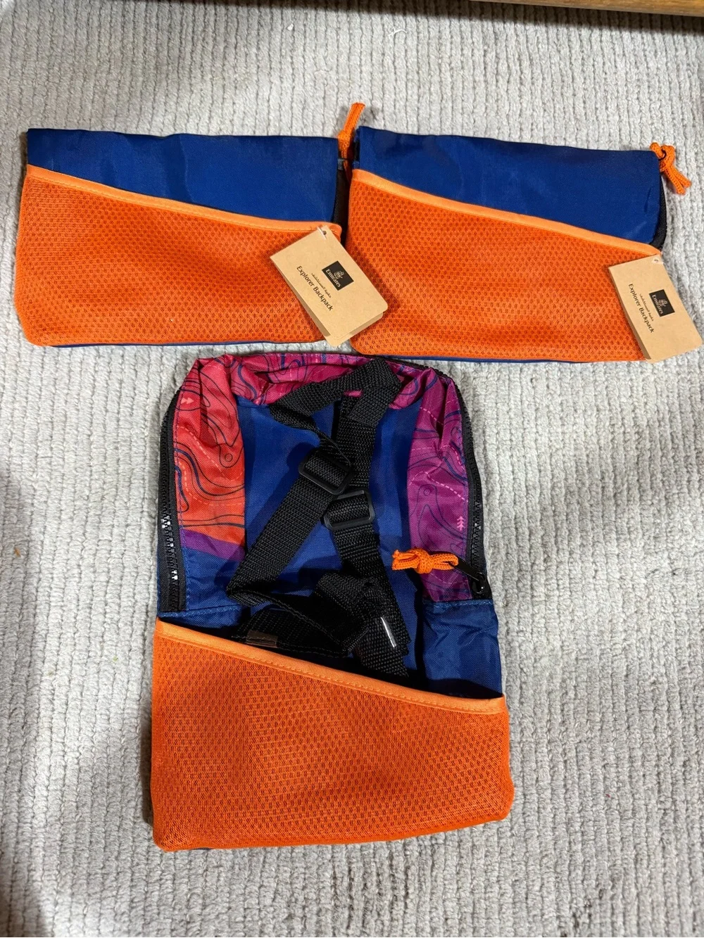 3 Emirates Mini Backpacks